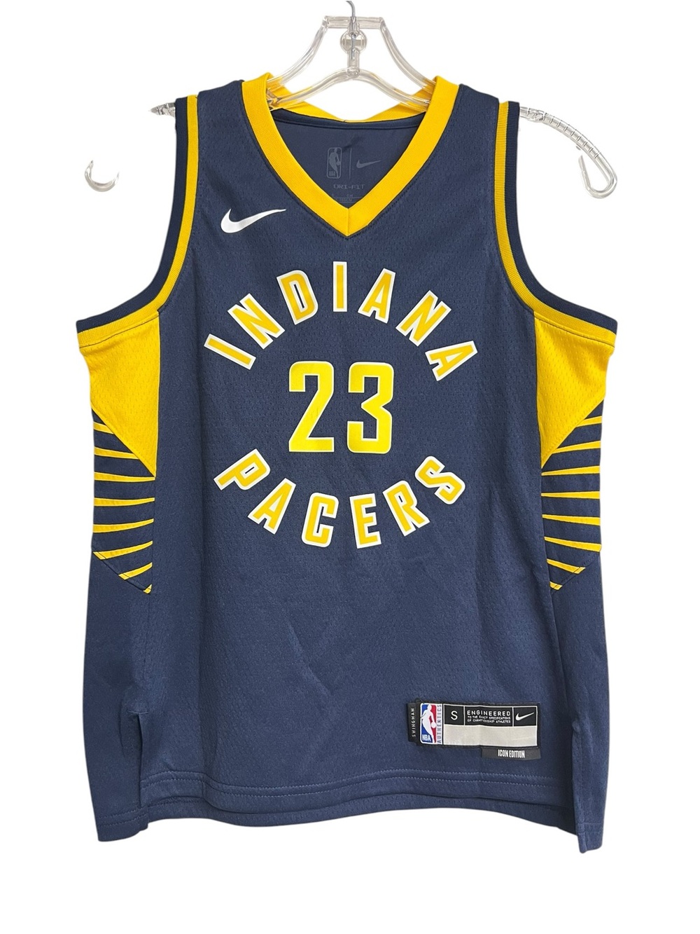 New Youth Indiana Pacers NBA Navy #23 Aaron Nesmith Icon Swingman Jersey